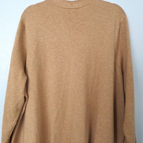 J Jill Camel Soft Cardigan Sweater Duster / Topper 4X - Picture 15 of 16